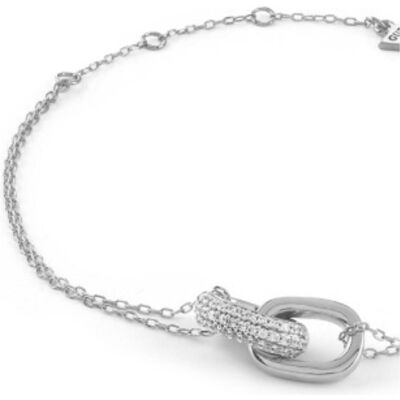 Guess Armschmuck, 12MM NUANCE TWO LINKS BR Armband, (18.50 cm, 925 Silber) Guess Armschmuck, 12MM NUANCE TWO LINKS BR Armband, (18.50 cm, 925 Silber)