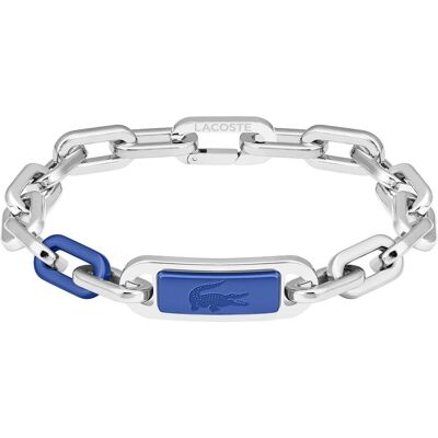 Lacoste, Armschmuck, - Fashion steel bracelet for men Crew 2040368, (Aluminium, Edelstahl) Lacoste, Armschmuck, - Fashion steel bracelet for men Crew 2040368, (Aluminium, Edelstahl)