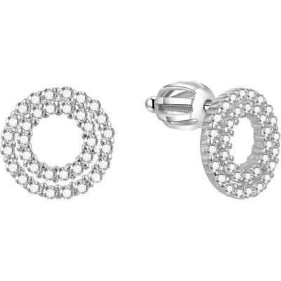 Beneto, Ohrringe, Silver earrings with zircons AGUP1572S (L), (Silber) Beneto, Ohrringe, Silver earrings with zircons AGUP1572S (L), (Silber)