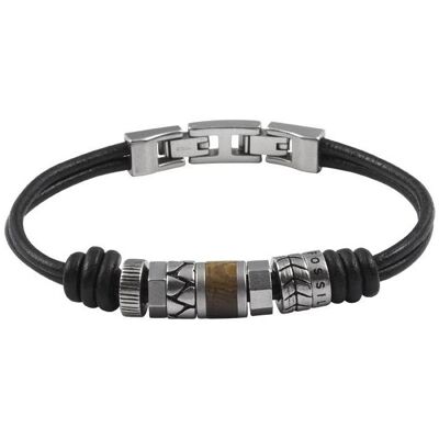 Fossil, Armschmuck, Vintage Casual, (21.50 cm, Leder, Metall) Fossil, Armschmuck, Vintage Casual, (21.50 cm, Leder, Metall)