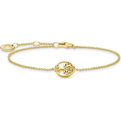 Thomas Sabo, Armschmuck, Tree of Love Armband, (19 cm, 925er Silber, Mit Stein(en)) Thomas Sabo, Armschmuck, Tree of Love Armband, (19 cm, 925er Silber, Mit Stein(en))