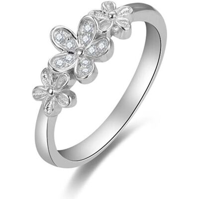 Beneto, Ring, Charming silver ring with zircons AGG465 - Circuit: 56 mm (L), (56, 925 Silber) Beneto, Ring, Charming silver ring with zircons AGG465 - Circuit: 56 mm (L), (56, 925 Silber)