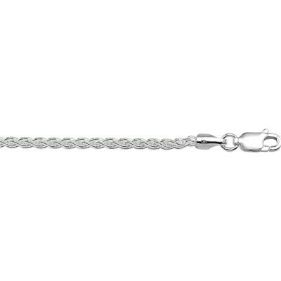Glams, Halsschmuck, ketting vossestaart 2,5 mm 45 cm - Zilver, (Silberfarbenes Metall) Glams, Halsschmuck, ketting vossestaart 2,5 mm 45 cm - Zilver, (Silberfarbenes Metall)