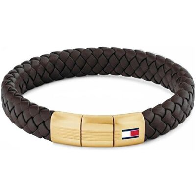 Tommy Hilfiger Armschmuck, Geflochtenes Armband, (19 cm, Leder) Tommy Hilfiger Armschmuck, Geflochtenes Armband, (19 cm, Leder)