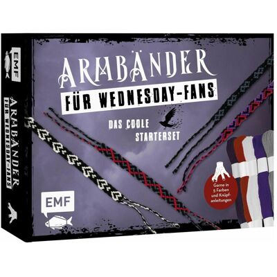 Edition Fischer, Armschmuck, Armbänder für Wednesday-Fans - das coole Starterset, (15.40 cm) Edition Fischer, Armschmuck, Armbänder für Wednesday-Fans - das coole Starterset, (15.40 cm)
