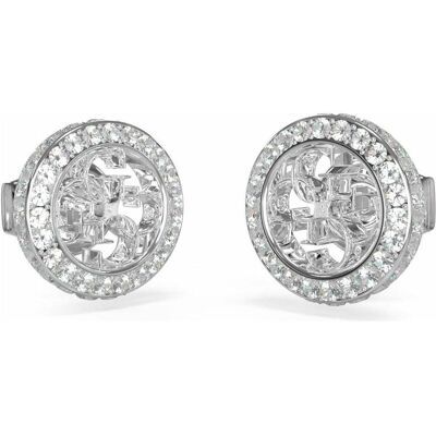 Guess Ohrringe, Fashion steel earrings 4G Crush JUBE04164JWRHT/U, (925 Sterlingsilber, Edelstahl, Leder) Guess Ohrringe, Fashion steel earrings 4G Crush JUBE04164JWRHT/U, (925 Sterlingsilber, Edelstahl, Leder)
