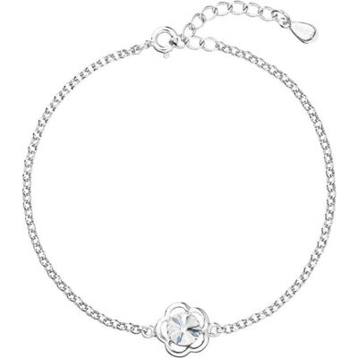 Evolution Group, Armschmuck, Silver bracelet with Swarovski crystal 33117.1, (925 Silber) Evolution Group, Armschmuck, Silver bracelet with Swarovski crystal 33117.1, (925 Silber)
