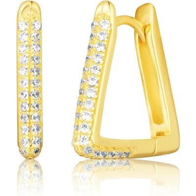 JVD, Ohrringe, - Fashion gold-plated earrings SVLE3099XH2GO00 JVD, Ohrringe, - Fashion gold-plated earrings SVLE3099XH2GO00