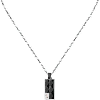 Maserati, Halsschmuck, Kette, (Edelstahl, Keramik, 50 cm) Maserati, Halsschmuck, Kette, (Edelstahl, Keramik, 50 cm)