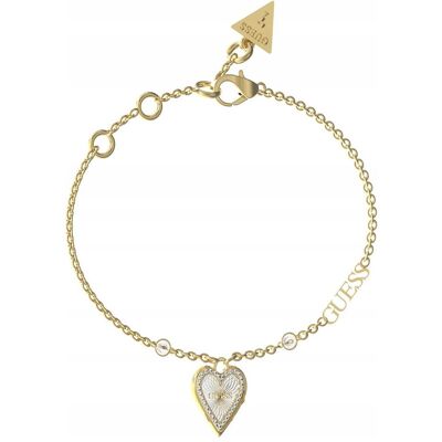 Guess Armschmuck, Braccialetto a Cuore, (19 cm, Edelstahl) Guess Armschmuck, Braccialetto a Cuore, (19 cm, Edelstahl)