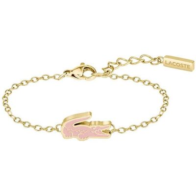 Lacoste, Armschmuck, - Adorable gold-plated steel bracelet Cutie Croc 2040530, (Stahl) Lacoste, Armschmuck, - Adorable gold-plated steel bracelet Cutie Croc 2040530, (Stahl)