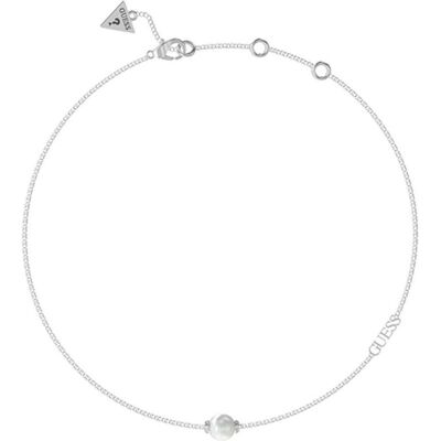 Guess Halsschmuck, Charming Steel Necklace with Pearl Underwater Love JUBN02268JWRHT/U, (Edelstahl, 40.5 cm) Guess Halsschmuck, Charming Steel Necklace with Pearl Underwater Love JUBN02268JWRHT/U, (Edelstahl, 40.5 cm)