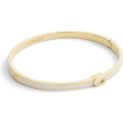 Coach, Armschmuck, - Elegant gold plated solid bracelet for women 37553124GLD100 Coach, Armschmuck, - Elegant gold plated solid bracelet for women 37553124GLD100