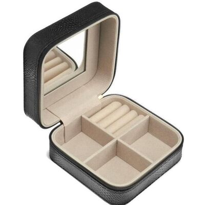 Cimi, Uhrenbox + Schmuckaufbewahrung, Gillian Jones - Jewelry Box Travel - Black, Schwarz Cimi, Uhrenbox + Schmuckaufbewahrung, Gillian Jones - Jewelry Box Travel - Black, Schwarz