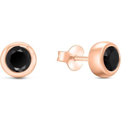Brilio, Ohrringe, Silver - Modern gold-plated hoop earrings with zircons EA1094Y, (Silber) Brilio, Ohrringe, Silver - Modern gold-plated hoop earrings with zircons EA1094Y, (Silber)