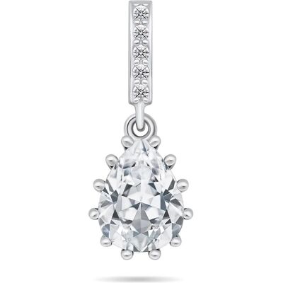 Brilio, Kettenanhänger, Silver - Sparkling silver pendant with zircons PT59W, (Silber) Brilio, Kettenanhänger, Silver - Sparkling silver pendant with zircons PT59W, (Silber)