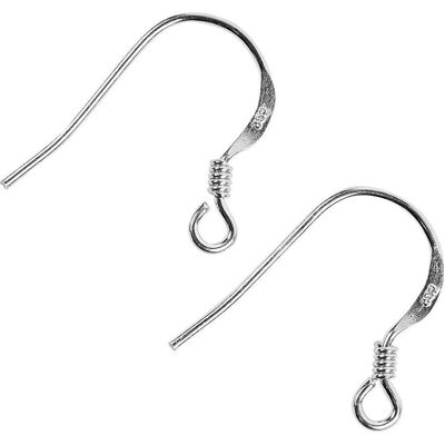 Creativ Company, Ohrringe, French Ear Wires, (Silber) Creativ Company, Ohrringe, French Ear Wires, (Silber)