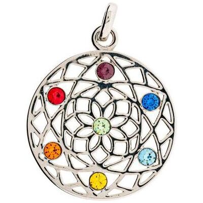 Berk, Kettenanhänger, Anhänger „Chakra Mandala“ Berk, Kettenanhänger, Anhänger „Chakra Mandala“
