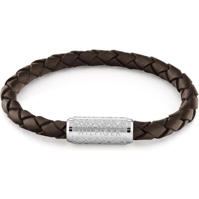 Tommy Hilfiger Armschmuck, Explore the Braid Armband, (19 cm, Edelstahl, Leder) Tommy Hilfiger Armschmuck, Explore the Braid Armband, (19 cm, Edelstahl, Leder)