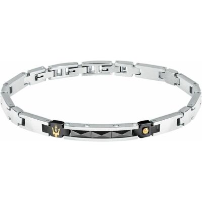 Maserati, Armschmuck, Armband, (19 cm, Edelstahl, Keramik) Maserati, Armschmuck, Armband, (19 cm, Edelstahl, Keramik)