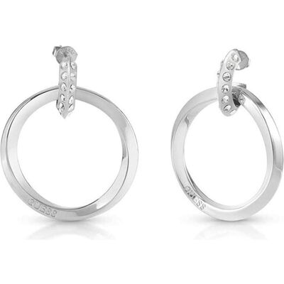 Guess Ohrringe, Hoops Don't Lie Luxury Crystal Steel Earrings JUBE01488JWRHT/U, (Stahl) Guess Ohrringe, Hoops Don't Lie Luxury Crystal Steel Earrings JUBE01488JWRHT/U, (Stahl)