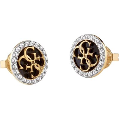 Guess Ohrringe, Modern gold-plated earrings Life In 4G JUBE02147JWYGBKT/U, (Edelstahl) Guess Ohrringe, Modern gold-plated earrings Life In 4G JUBE02147JWYGBKT/U, (Edelstahl)