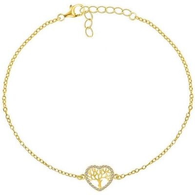 Brilio, Armschmuck, Silver - Beautiful gold-plated bracelet Tree of Life BRC56Y Brilio, Armschmuck, Silver - Beautiful gold-plated bracelet Tree of Life BRC56Y