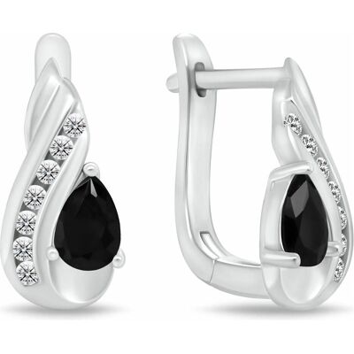 Brilio, Ohrringe, Silver - Silver dangling earrings with cubic zirconia EA1195WBC, (Silber) Brilio, Ohrringe, Silver - Silver dangling earrings with cubic zirconia EA1195WBC, (Silber)
