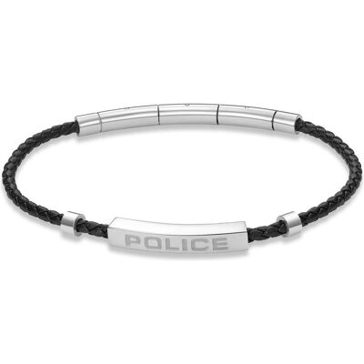 Police, Armschmuck, Contour, (19 cm, Edelstahl, Leder) Police, Armschmuck, Contour, (19 cm, Edelstahl, Leder)