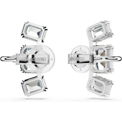 Swarovski, Ohrringe, Millenia Ohrclips Oktagon Schliff Weiss, (Metall) Swarovski, Ohrringe, Millenia Ohrclips Oktagon Schliff Weiss, (Metall)
