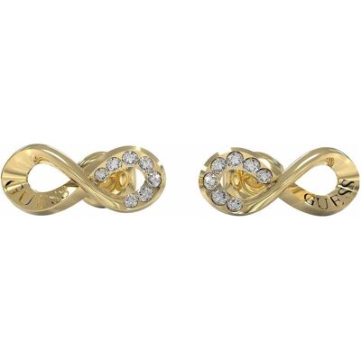 Guess Ohrringe, Endless Dream Timeless Gold Plated Earrings JUBE03262JWYGT/U, (Edelstahl) Guess Ohrringe, Endless Dream Timeless Gold Plated Earrings JUBE03262JWYGT/U, (Edelstahl)
