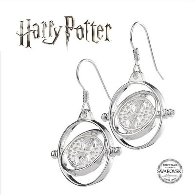 Carat Shop, Ohrringe, Harry Potter x Swarovski boucles d'oreilles retourneur de temps, (Sterlingsilber) Carat Shop, Ohrringe, Harry Potter x Swarovski boucles d'oreilles retourneur de temps, (Sterlingsilber)