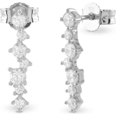 Guess Ohrringe, 18MM JARDIN CRYSTALS PENDANT Ohrringe, (Silber 925) Guess Ohrringe, 18MM JARDIN CRYSTALS PENDANT Ohrringe, (Silber 925)