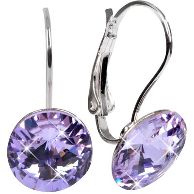 Levien, Ohrringe, Elegant Rivoli Violet earrings (L) Levien, Ohrringe, Elegant Rivoli Violet earrings (L)