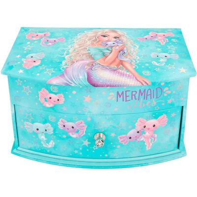 Depesche, Uhrenbox + Schmuckaufbewahrung, TOPModel - Jewellery Box MERMAID - (412440), Türkis, Blau Depesche, Uhrenbox + Schmuckaufbewahrung, TOPModel - Jewellery Box MERMAID - (412440), Türkis, Blau