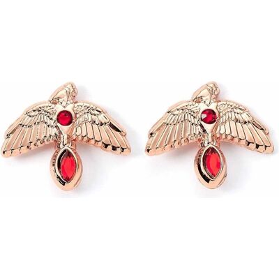 Carat, Ohrringe, HARRY POTTER - Boucles d'Oreilles - Phénix Rose Gold, (Aluminium, Kupfer, Zinklegierung) Carat, Ohrringe, HARRY POTTER - Boucles d'Oreilles - Phénix Rose Gold, (Aluminium, Kupfer, Zinklegierung)