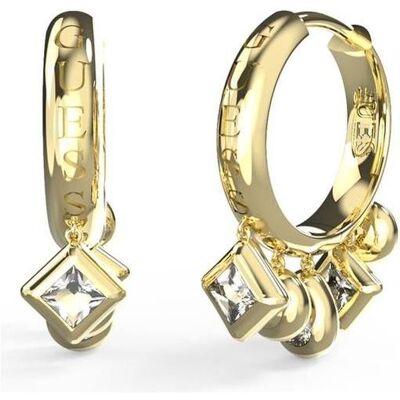 Guess Ohrringe, Tiny Dancer Shiny Gold Plated Cubic Zirconia Earrings Guess Ohrringe, Tiny Dancer Shiny Gold Plated Cubic Zirconia Earrings