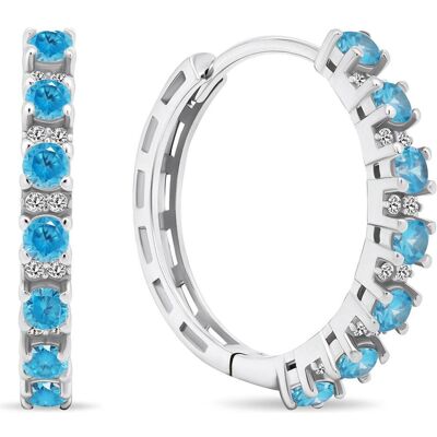 Brilio, Ohrringe, Silver - Sparkling round earrings with zircons EA472WAQ Brilio, Ohrringe, Silver - Sparkling round earrings with zircons EA472WAQ