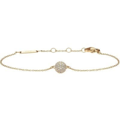 Daniel Wellington, Armschmuck, - Stylish gold-plated bracelet with glittering ball Pavà DW00400641, (Stahl) Daniel Wellington, Armschmuck, - Stylish gold-plated bracelet with glittering ball Pavà DW00400641, (Stahl)