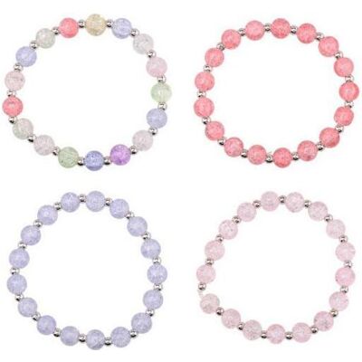 Johntoy, Armschmuck, Schimmerndes Perlenarmband für Kinder, (9 cm, Plastik) Johntoy, Armschmuck, Schimmerndes Perlenarmband für Kinder, (9 cm, Plastik)