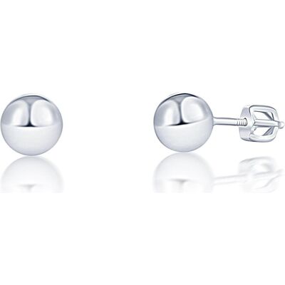 JVD, Ohrringe, Minimalist silver stud earrings SVLE1502XH200 - Diameter: 0.4 cm, (Silber) JVD, Ohrringe, Minimalist silver stud earrings SVLE1502XH200 - Diameter: 0.4 cm, (Silber)