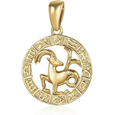 JVD, Kettenanhänger, Gold-plated Capricorn pendant SVLP0713XH2GOKO JVD, Kettenanhänger, Gold-plated Capricorn pendant SVLP0713XH2GOKO