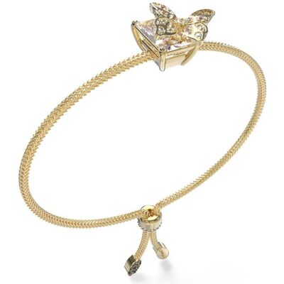 Guess Armschmuck, Chrysalis delicate gold-plated butterfly bracelet JUBB04098JWYGT/U, (Plattierter Stahl) Guess Armschmuck, Chrysalis delicate gold-plated butterfly bracelet JUBB04098JWYGT/U, (Plattierter Stahl)