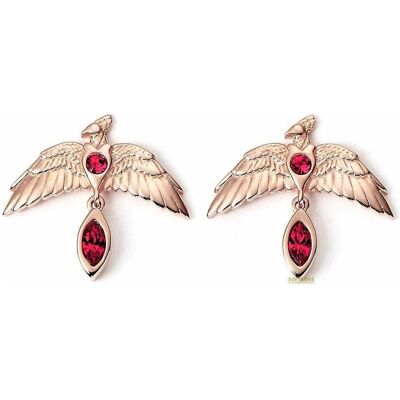 Carat Shop, Ohrringe, Harry Potter Stud Ohrringe Fawkes Rose Gold (Sterling Silber), (Rose vergoldetes Sterlingsilber) Carat Shop, Ohrringe, Harry Potter Stud Ohrringe Fawkes Rose Gold (Sterling Silber), (Rose vergoldetes Sterlingsilber)