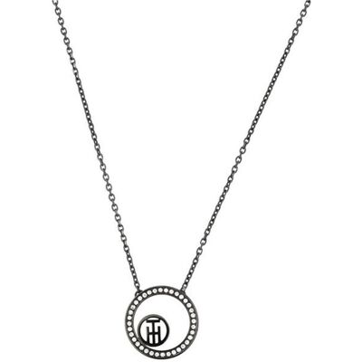 Tommy Hilfiger Halsschmuck, Módnà Äerný náhrdelnÃk Vine Circle 2780521, (Edelstahl, 45 cm) Tommy Hilfiger Halsschmuck, Módnà Äerný náhrdelnÃk Vine Circle 2780521, (Edelstahl, 45 cm)