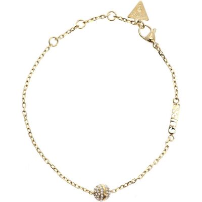 Guess Armschmuck, - Charming Calypso Gold Plated Bracelet JUBB04456JWYG - Length: 17.5 cm, (17.50 cm, Edelstahl und Glas) Guess Armschmuck, - Charming Calypso Gold Plated Bracelet JUBB04456JWYG - Length: 17.5 cm, (17.50 cm, Edelstahl und Glas)