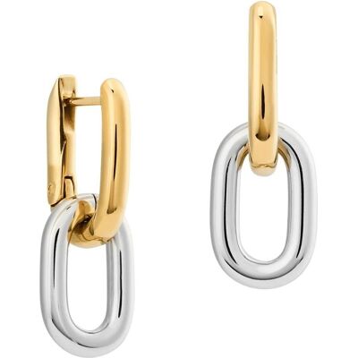 Daniel Wellington, Ohrringe, - Hanging bicolor earrings 2in1 Contrast Link DW00401979 Daniel Wellington, Ohrringe, - Hanging bicolor earrings 2in1 Contrast Link DW00401979