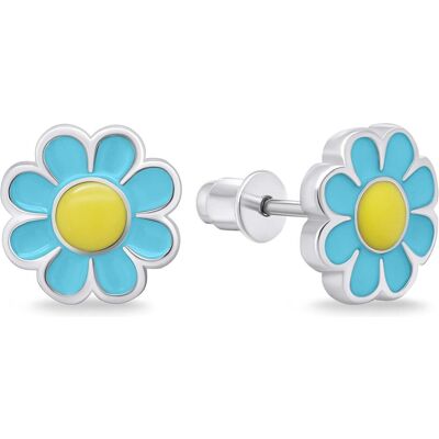 Brilio, Ohrringe, Silver - Cheerful silver earrings Flowers EA710WLB, (Silber) Brilio, Ohrringe, Silver - Cheerful silver earrings Flowers EA710WLB, (Silber)