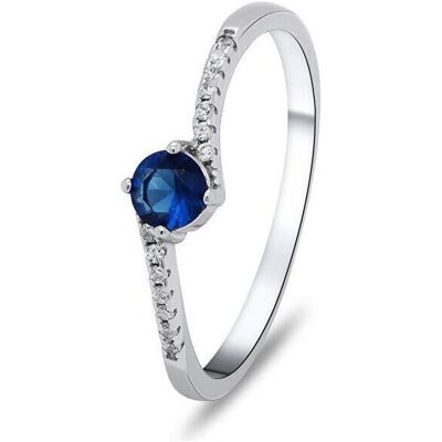 Brilio, Ring, Silver - Fine silver engagement ring RI021W - Circuit: 50 mm, (50) Brilio, Ring, Silver - Fine silver engagement ring RI021W - Circuit: 50 mm, (50)