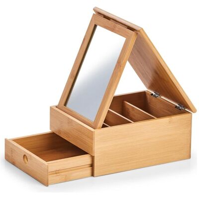 Zeller Present, Uhrenbox + Schmuckaufbewahrung, Schmuckkästchen, Braun Zeller Present, Uhrenbox + Schmuckaufbewahrung, Schmuckkästchen, Braun